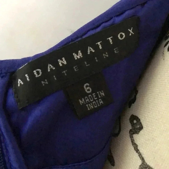 Aidan Mattox blue cocktail dress - Picture 7 of 8